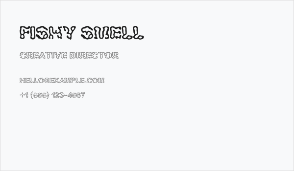 Fishy Smell Business Card