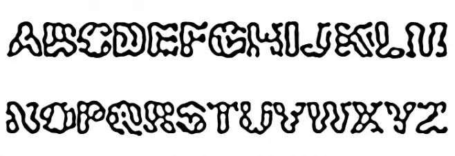 Fishy Smell フォント 小文字