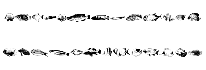 FishyPrint One AOE Font LOWERCASE