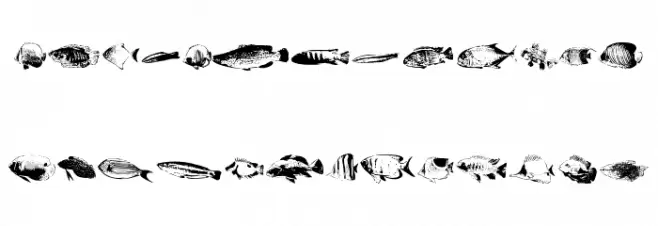 FishyPrint One AOE Font LOWERCASE