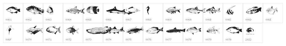FishyPrint Two AOE  Character Map