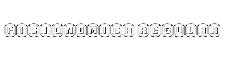 Fisionomica Regular  font caratteri gratis