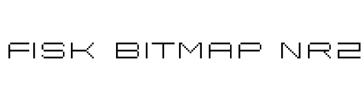Fisk Bitmap Nr2  les polices de caractères gratuit tlcharger