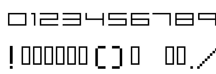 Fisk Bitmap Nr2 Font OTHER CHARS