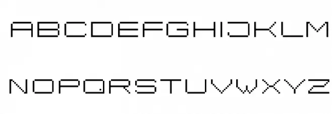 Fisk Bitmap Nr2 Schriftart Groß
