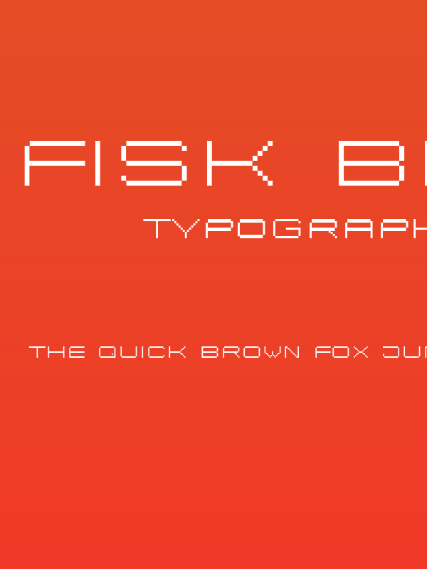 Fisk Bitmap Nr2 Poster