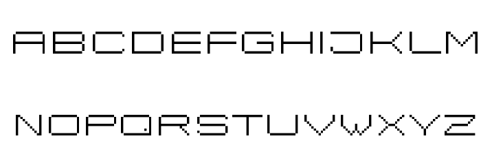Fisk Bitmap Nr2 Font LOWERCASE