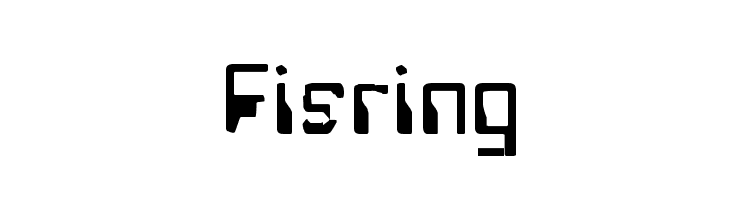 Fisring  免费字体下载