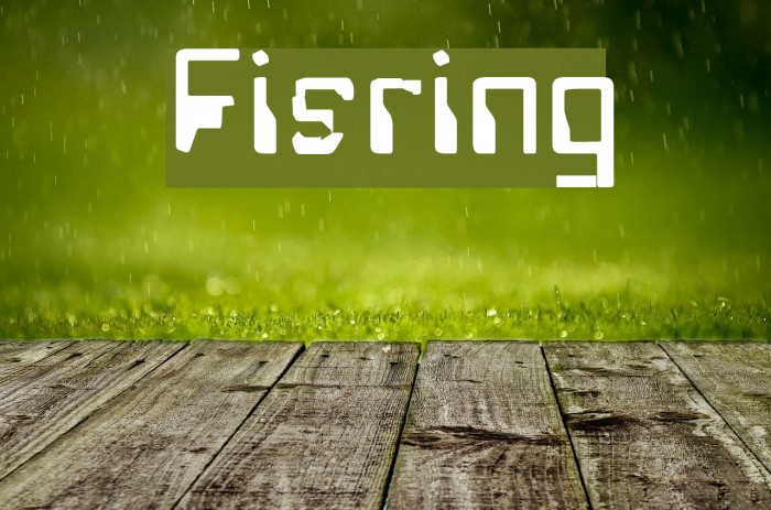 Fisring Font examples