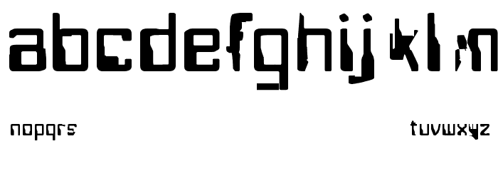 Fisring Font LOWERCASE
