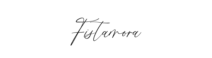 Fistamora  免费字体下载