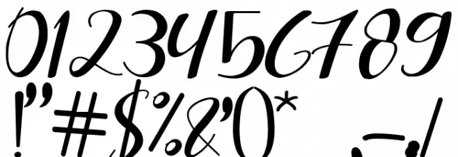 Fistara Font OTHER CHARS