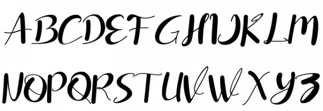 Fistara Шрифта ВЕРХНИЙ