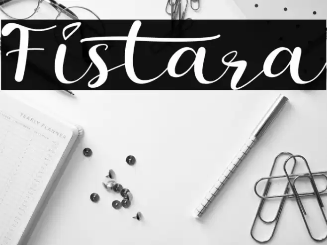 Fistara Font examples