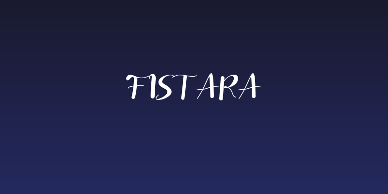 Fistara Social Header