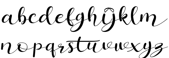 Fistara Font LOWERCASE