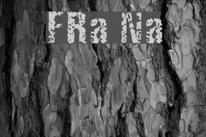 FistroRatted Normal Font examples