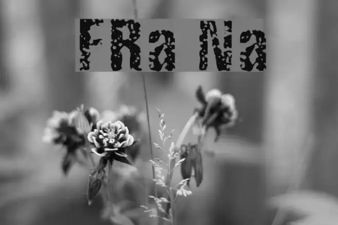 FistroRatted Normal Font examples