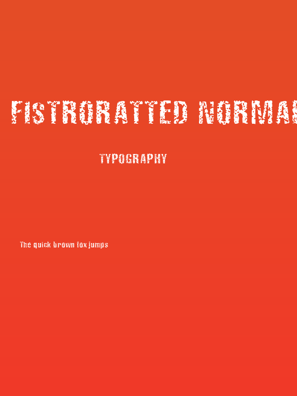 FistroRatted Normal Poster