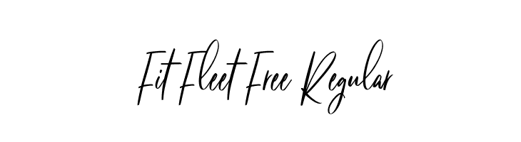 Fit Fleet Free Regular  font caratteri gratis