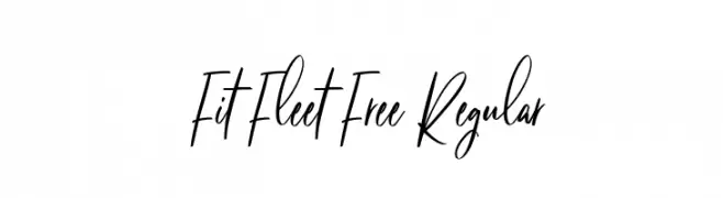 Fit Fleet Free Regular  Fuentes Gratis Descargar