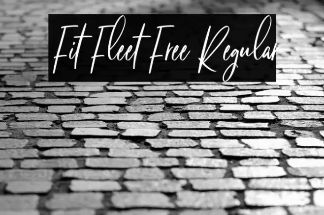 Fit Fleet Free Regular Font examples