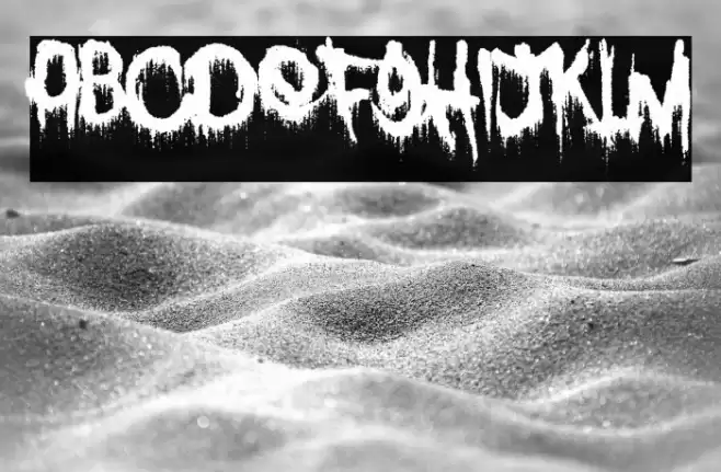 Fit for Murder Font examples