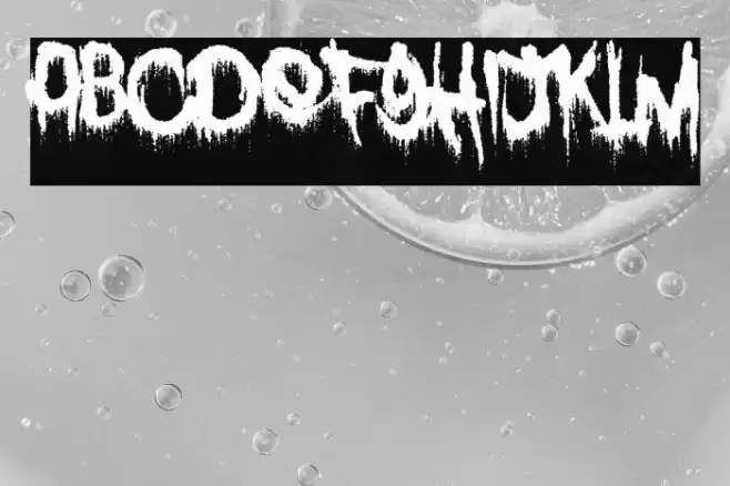 Fit for Murder Font examples