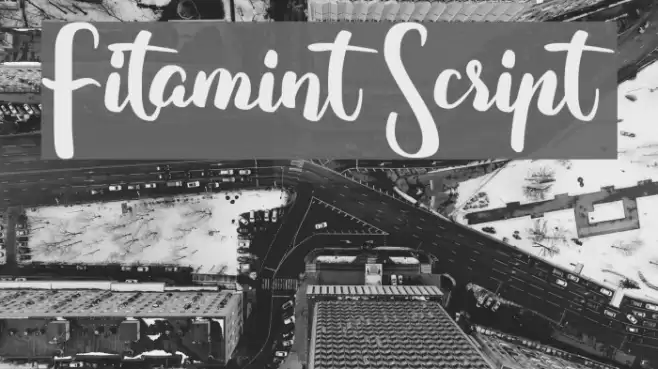 Fitamint Script خط examples