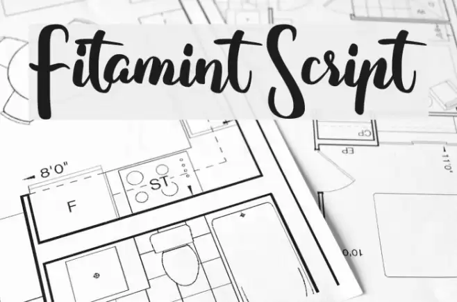 Fitamint Script خط examples