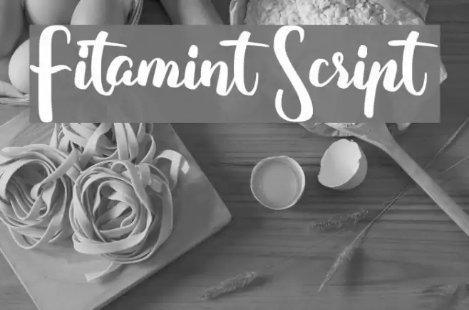 Fitamint Script خط examples