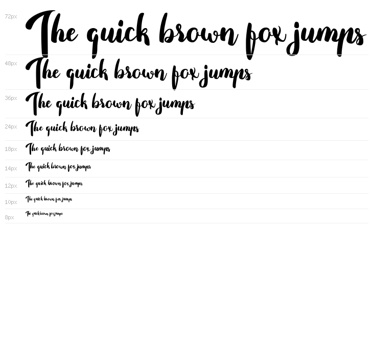 Fitamint Script Waterfall