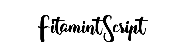 FitamintScript  フリーフォントのダウンロード