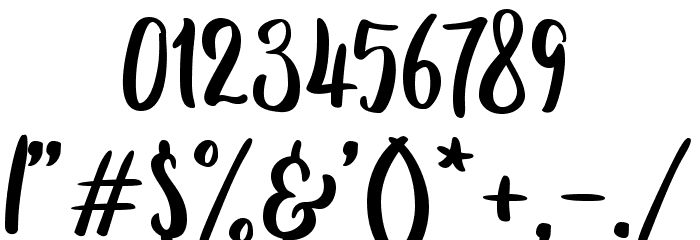 FitamintScript Font OTHER CHARS