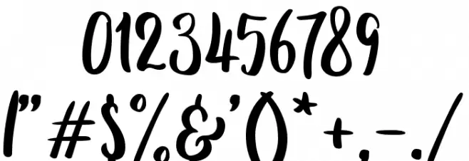 FitamintScript Font OTHER CHARS