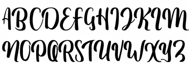 FitamintScript Schriftart Groß