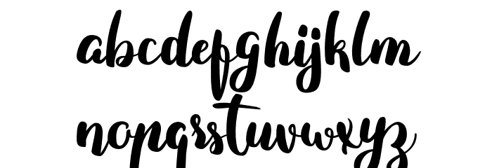 FitamintScript Font LOWERCASE