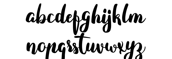 FitamintScript Font LOWERCASE