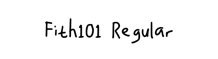 Fith101 Regular لخطوط تنزيل