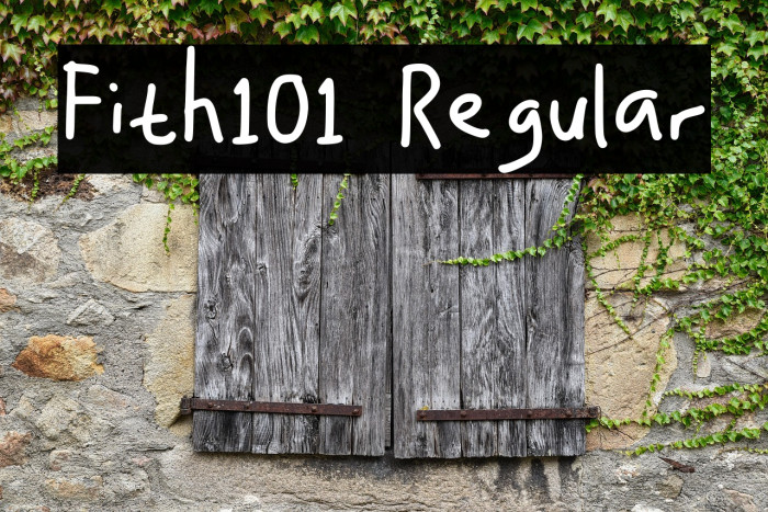 Fith101 Regular Example 2