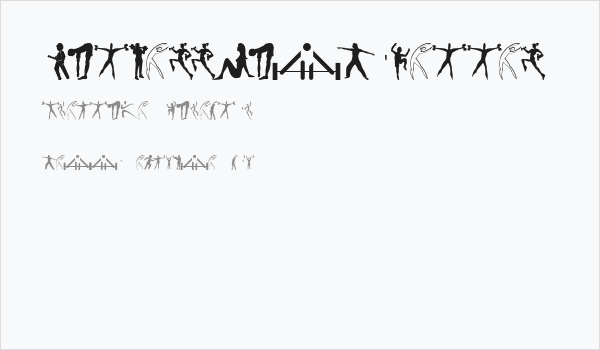 FitnessSilhouettes Business Card