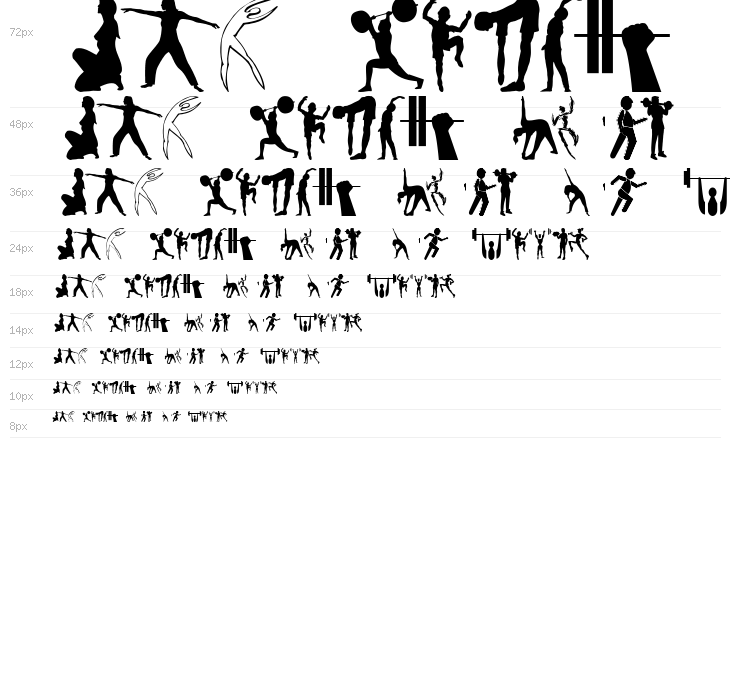 FitnessSilhouettes Waterfall