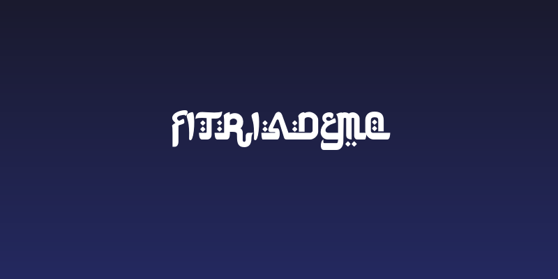 FitriaDemo Social Header