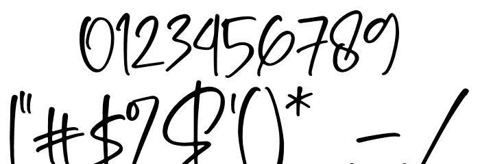 Fitriany Font OTHER CHARS
