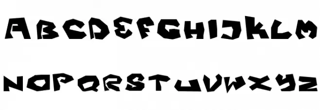 Fittsvamp Шрифта ВЕРХНИЙ
