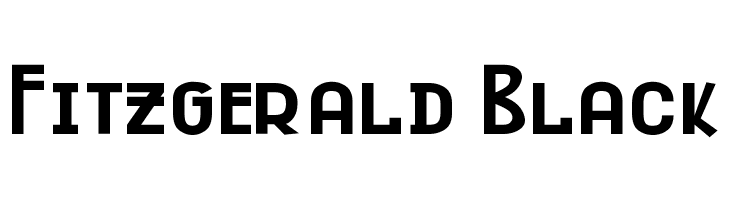 Fitzgerald Black Font