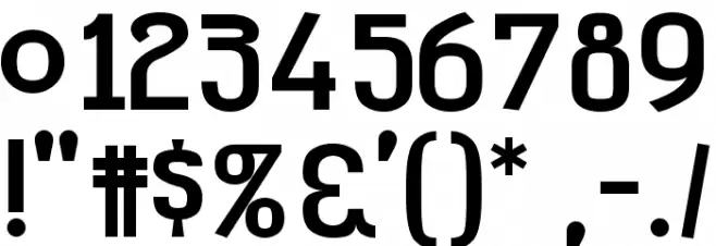 Fitzgerald Black Font OTHER CHARS