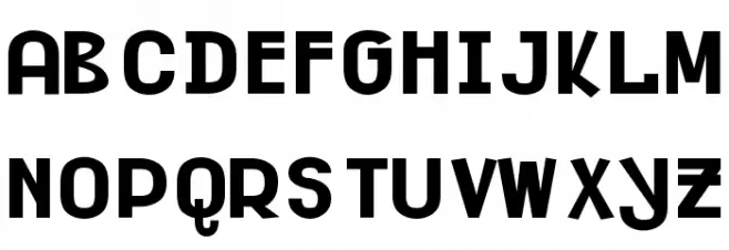 Fitzgerald Black Caratteri MINUSCOLO