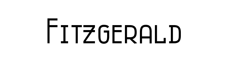Fitzgerald  les polices de caractères gratuit tlcharger