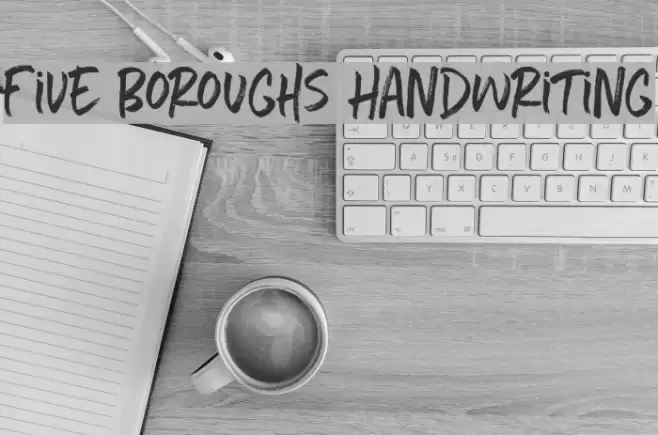Five Boroughs Handwriting Font examples
